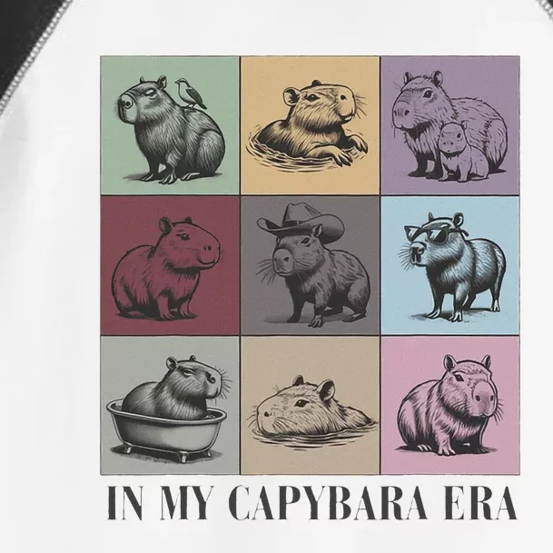 In My Capybara Era Capybara Lover Gift Toddler Fine Jersey T-Shirt