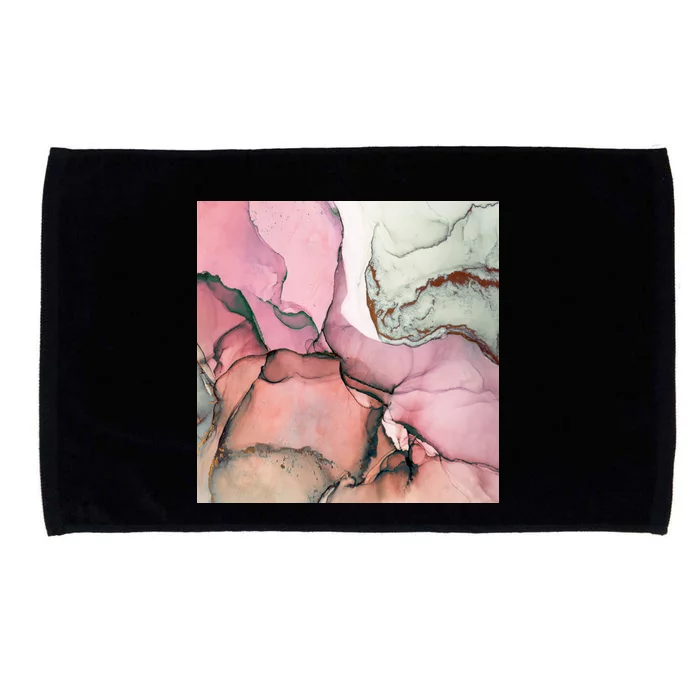 Ink Modern Contemporary Art Painting Microfiber Hand Towel