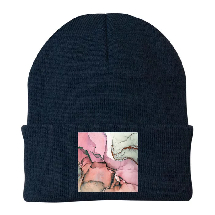 Ink Modern Contemporary Art Painting Knit Cap Winter Beanie