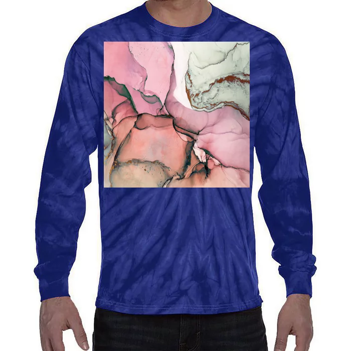 Ink Modern Contemporary Art Painting Tie-Dye Long Sleeve Shirt