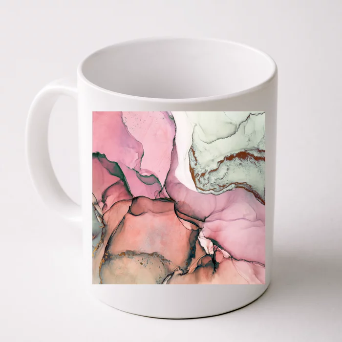 Ink Modern Contemporary Art Painting Front & Back Coffee Mug