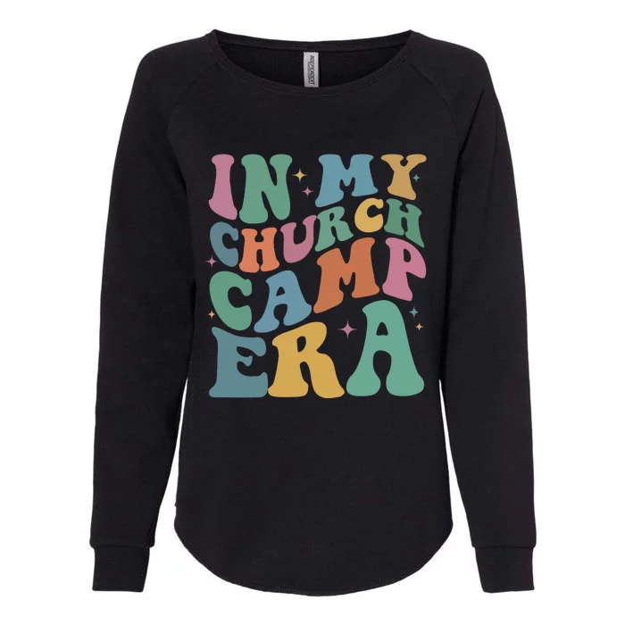 In My Church Camp Era Womens California Wash Sweatshirt