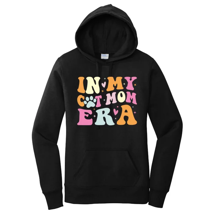 In My Cat Mom Era Cute Cat Mom Women's Pullover Hoodie