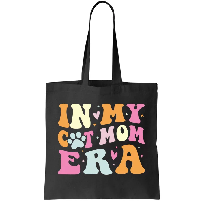 In My Cat Mom Era Cute Cat Mom Tote Bag