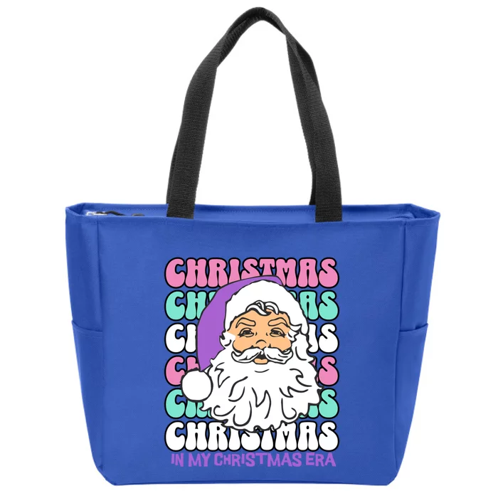 In My Christmas Era Print Gift Zip Tote Bag