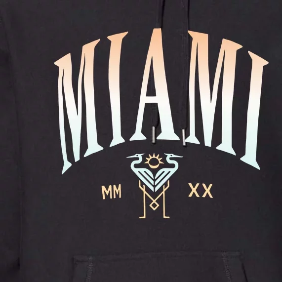 Inter Miami Cf Gradient Heavy Relaxed Premium Hoodie