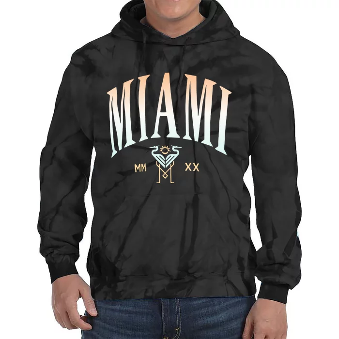 Inter Miami Cf Gradient Heavy Relaxed Tie Dye Hoodie