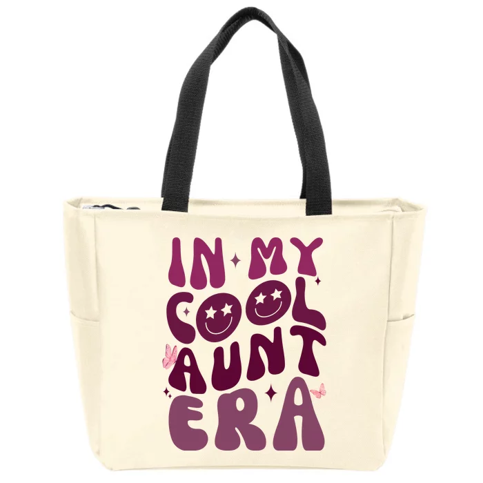 In My Cool Aunt Era Cute Gift Zip Tote Bag