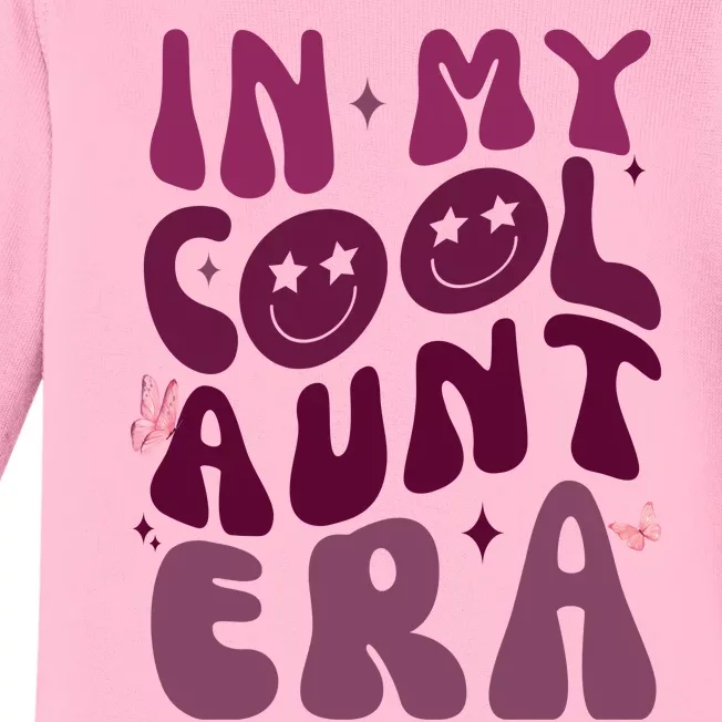 In My Cool Aunt Era Cute Gift Baby Long Sleeve Bodysuit