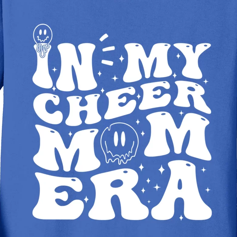 In My Cheer Mom Era Funny Cheerleading Mom Design Funny Gift Kids Long Sleeve Shirt