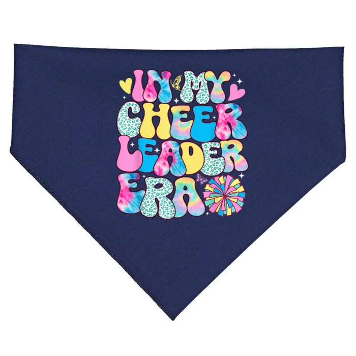 In My Cheerleader Era Girl Retro Cheer Leader Cheerleading USA-Made Doggie Bandana