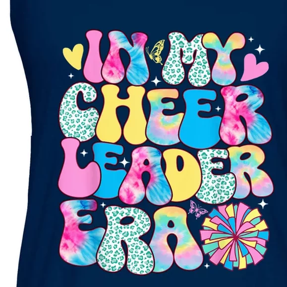 In My Cheerleader Era Girl Retro Cheer Leader Cheerleading Ladies Essential Flowy Tank