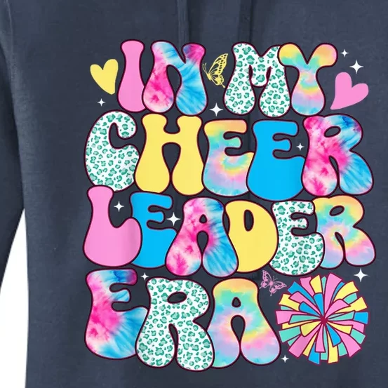 In My Cheerleader Era Girl Retro Cheer Leader Cheerleading Women's Pullover Hoodie