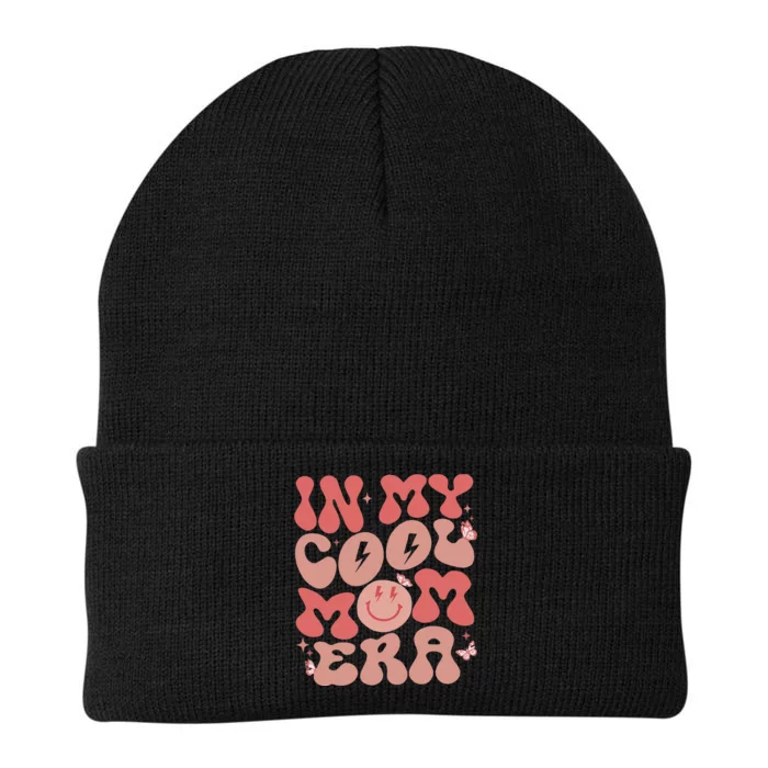 In My Cool Mom Era Groovy Mothers Day  Mom Life Retro Knit Cap Winter Beanie