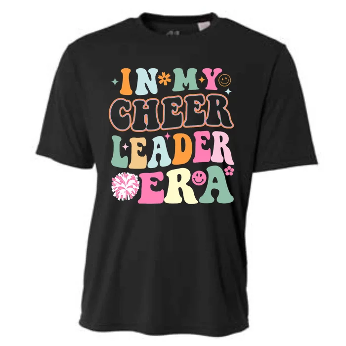 In My Cheer Coach Era Funny Retro Cheerleader Cheerleading Cooling Performance Crew T-Shirt