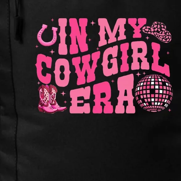 In My Cowgirl Era Groovy Cute Western Rodeo Daily Commute Backpack