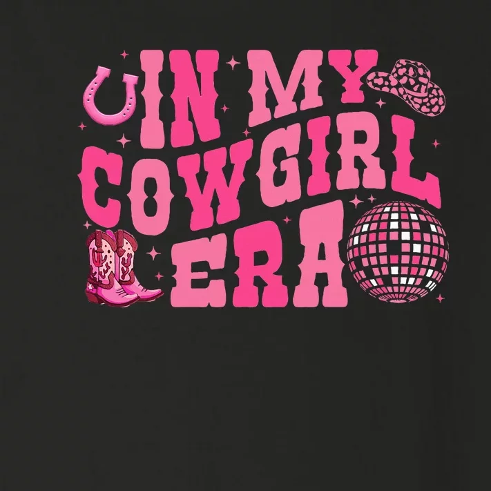 In My Cowgirl Era Groovy Cute Western Rodeo Toddler Long Sleeve Shirt