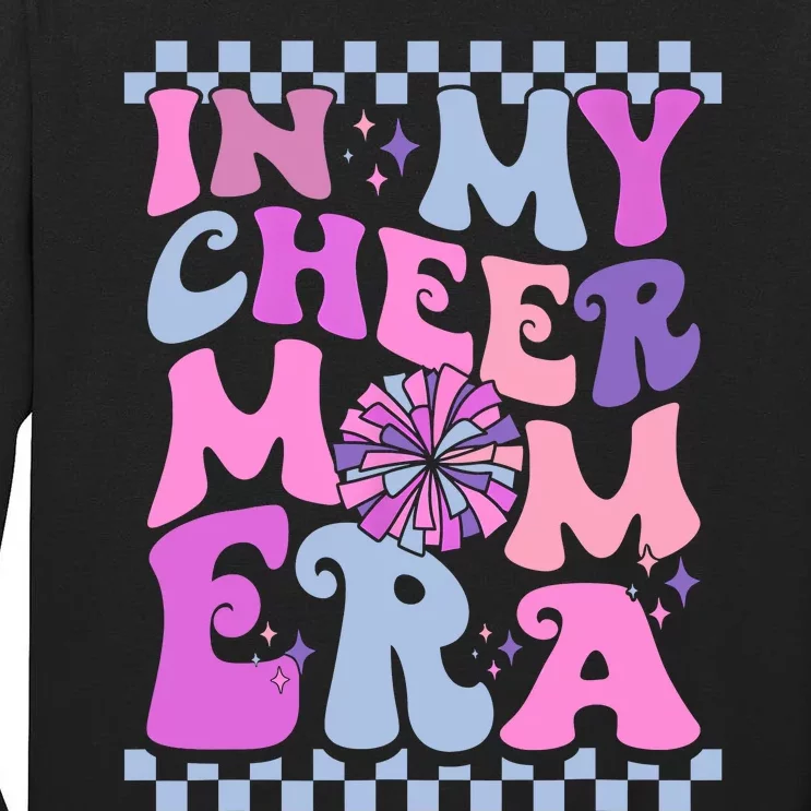 In My Cheer Mom Era Trendy Cheerleading Football Mom Life Tall Long Sleeve T-Shirt