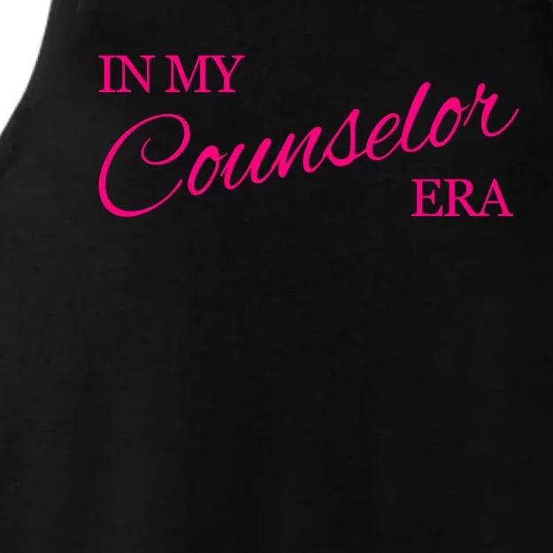 In My Counselor Era Ladies Tri-Blend Wicking Tank