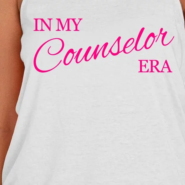 In My Counselor Era Women's Knotted Racerback Tank