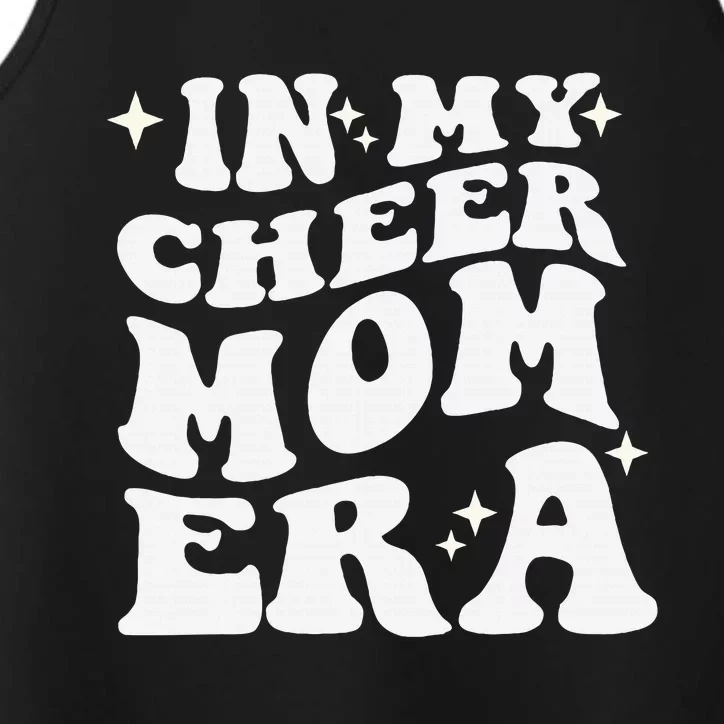 In My Cheer Mom Era Cheerleading Football Mom Game Day Gift Performance Tank