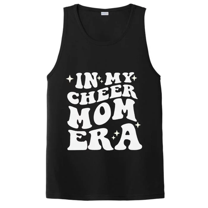 In My Cheer Mom Era Cheerleading Football Mom Game Day Gift Performance Tank