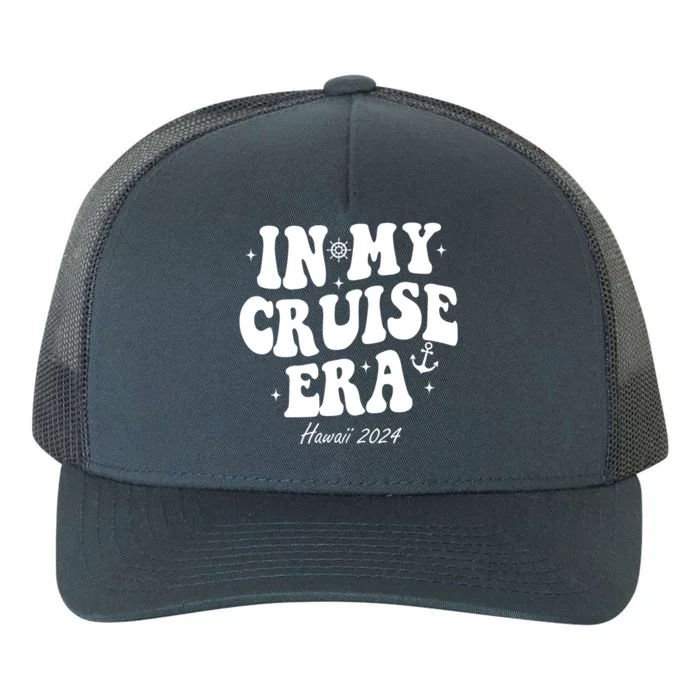 In My Cruise Era Hawaii 2024 Groovy Yupoong Adult 5-Panel Trucker Hat