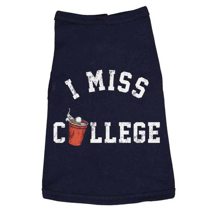 I Miss College Vintage Doggie Tank