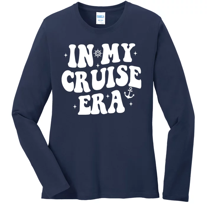 In My Cruise Era Vacation Ladies Long Sleeve Shirt