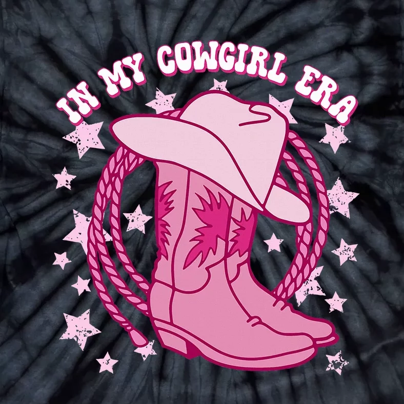 In My Cowgirl Era Groovy Wester Country Rodeo Cowgirls Tie-Dye T-Shirt