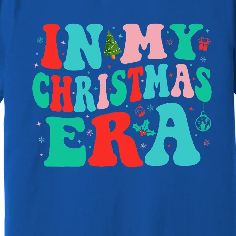 In My Christmas Era Cute Groovy Christmas Holiday Xmas Premium T-Shirt