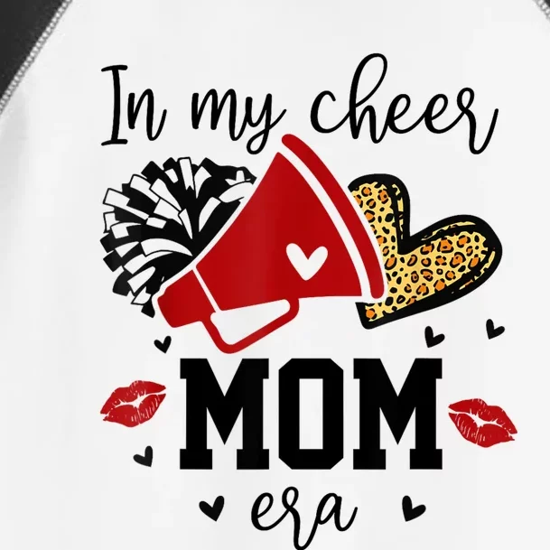 In My Cheer Mom Era Cheerleading Football Mom Women Life Toddler Fine Jersey T-Shirt