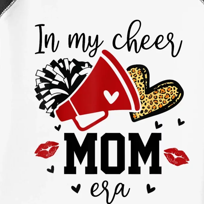 In My Cheer Mom Era Cheerleading Football Mom Women Life Infant Baby Jersey Bodysuit