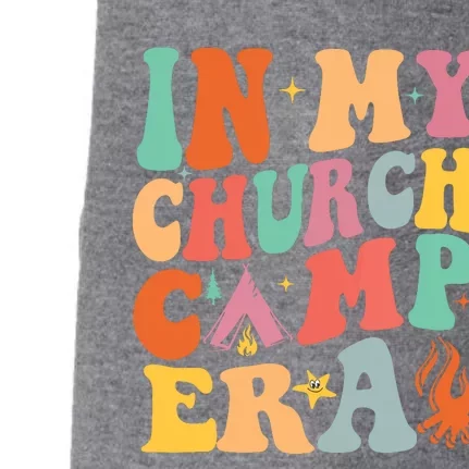 In My Church Camp Era Gift Doggie 3-End Fleece Hoodie