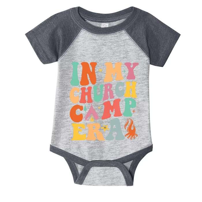 In My Church Camp Era Gift Infant Baby Jersey Bodysuit