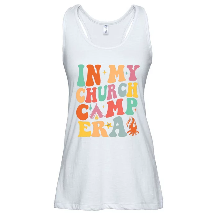 In My Church Camp Era Gift Ladies Essential Flowy Tank