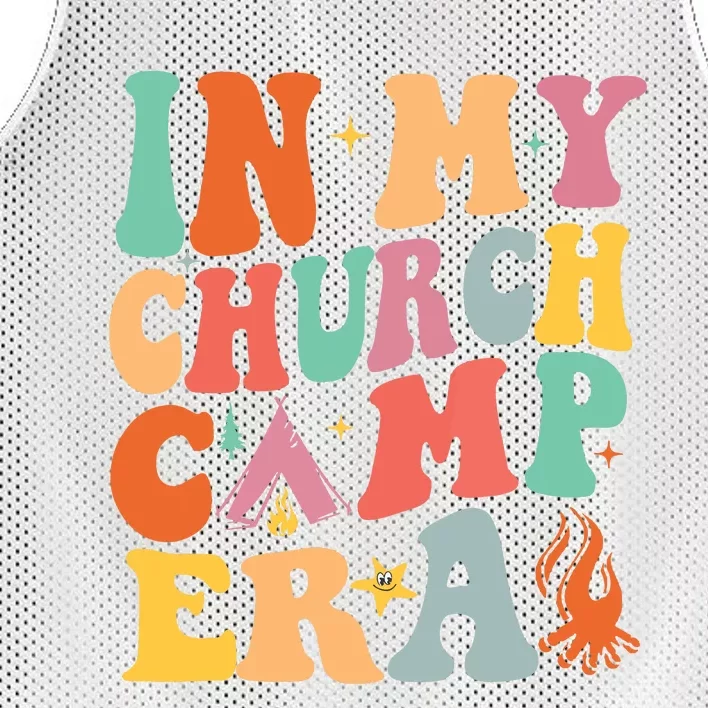 In My Church Camp Era Gift Mesh Reversible Basketball Jersey Tank