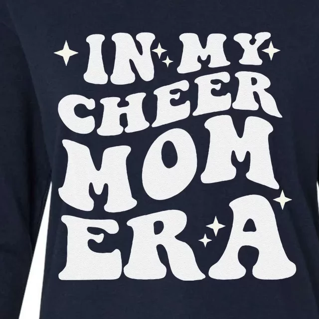 In My Cheer Mom Era Cheerleading Football Mom Game Day Gift Womens Cotton Relaxed Long Sleeve T-Shirt