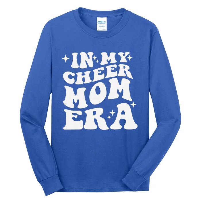 In My Cheer Mom Era Cheerleading Football Mom Game Day Gift Tall Long Sleeve T-Shirt