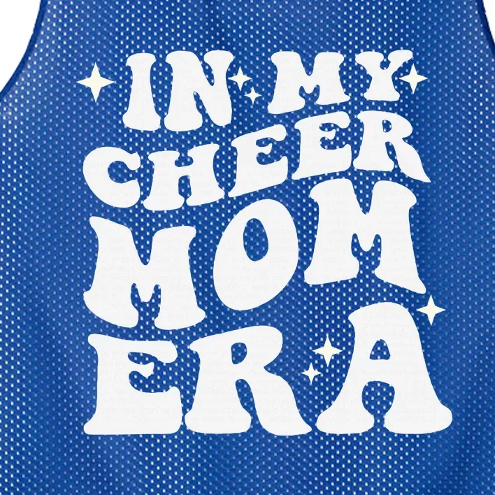 In My Cheer Mom Era Cheerleading Football Mom Game Day Gift Mesh Reversible Basketball Jersey Tank