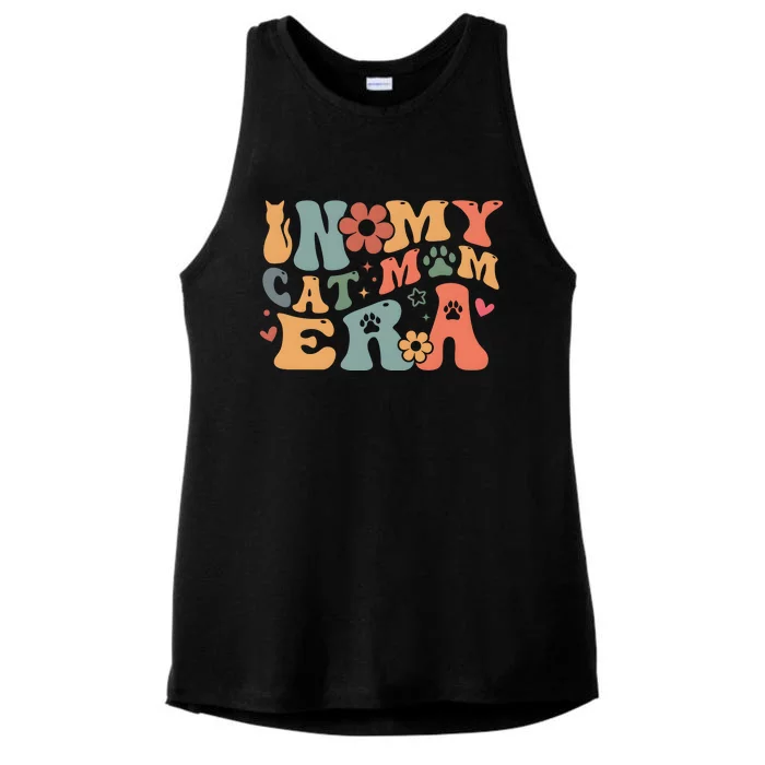 In My Cat Mom Era Ladies Tri-Blend Wicking Tank