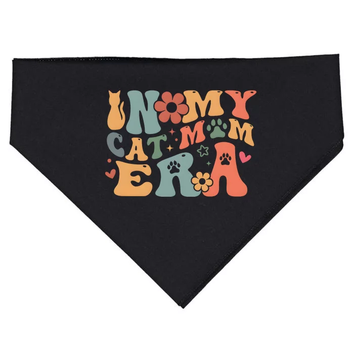 In My Cat Mom Era USA-Made Doggie Bandana