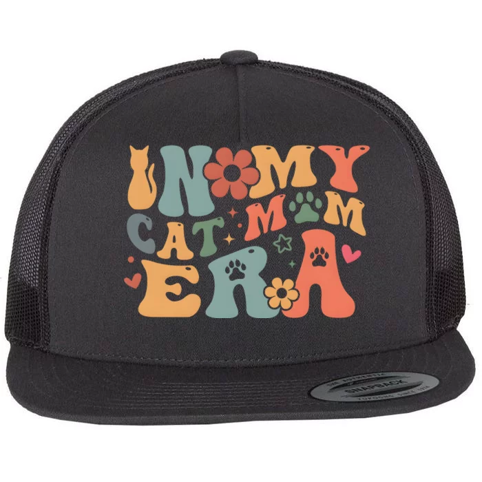 In My Cat Mom Era Flat Bill Trucker Hat