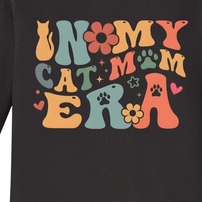 In My Cat Mom Era Baby Long Sleeve Bodysuit