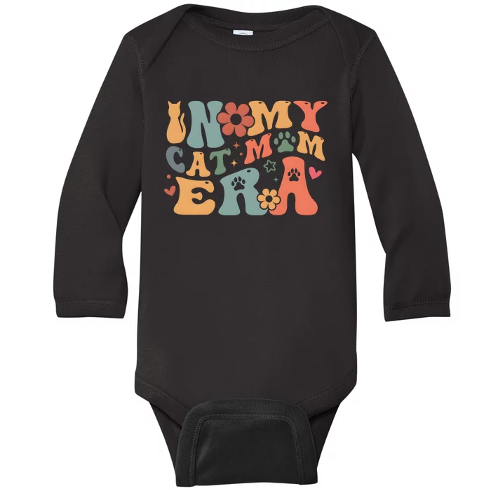 In My Cat Mom Era Baby Long Sleeve Bodysuit