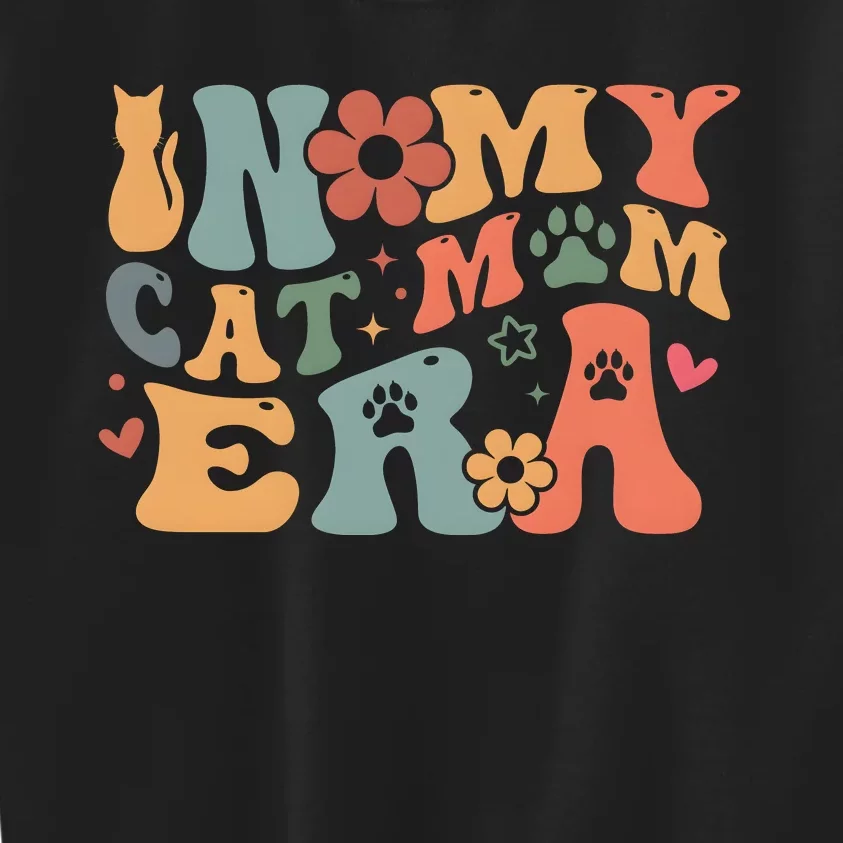 In My Cat Mom Era Kids Sweatshirt