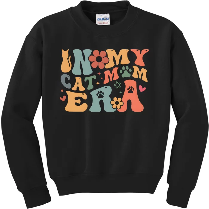 In My Cat Mom Era Kids Sweatshirt