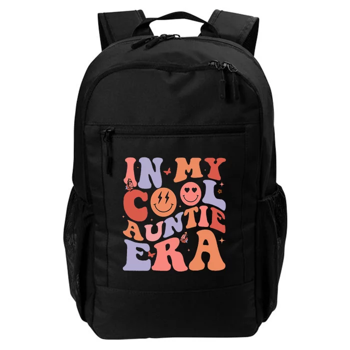 In My Cool Auntie Era Cool Mom Cool Aunts Club Retro Groovy Daily Commute Backpack