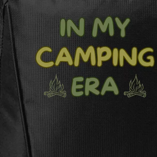 In My Camping Era Retro Camping Lover Funny Outdoor Nature Cute Gift City Backpack