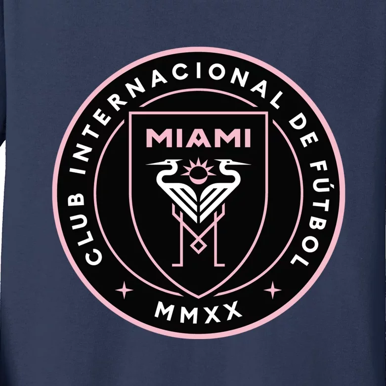 Inter Miami Cf Kids Long Sleeve Shirt